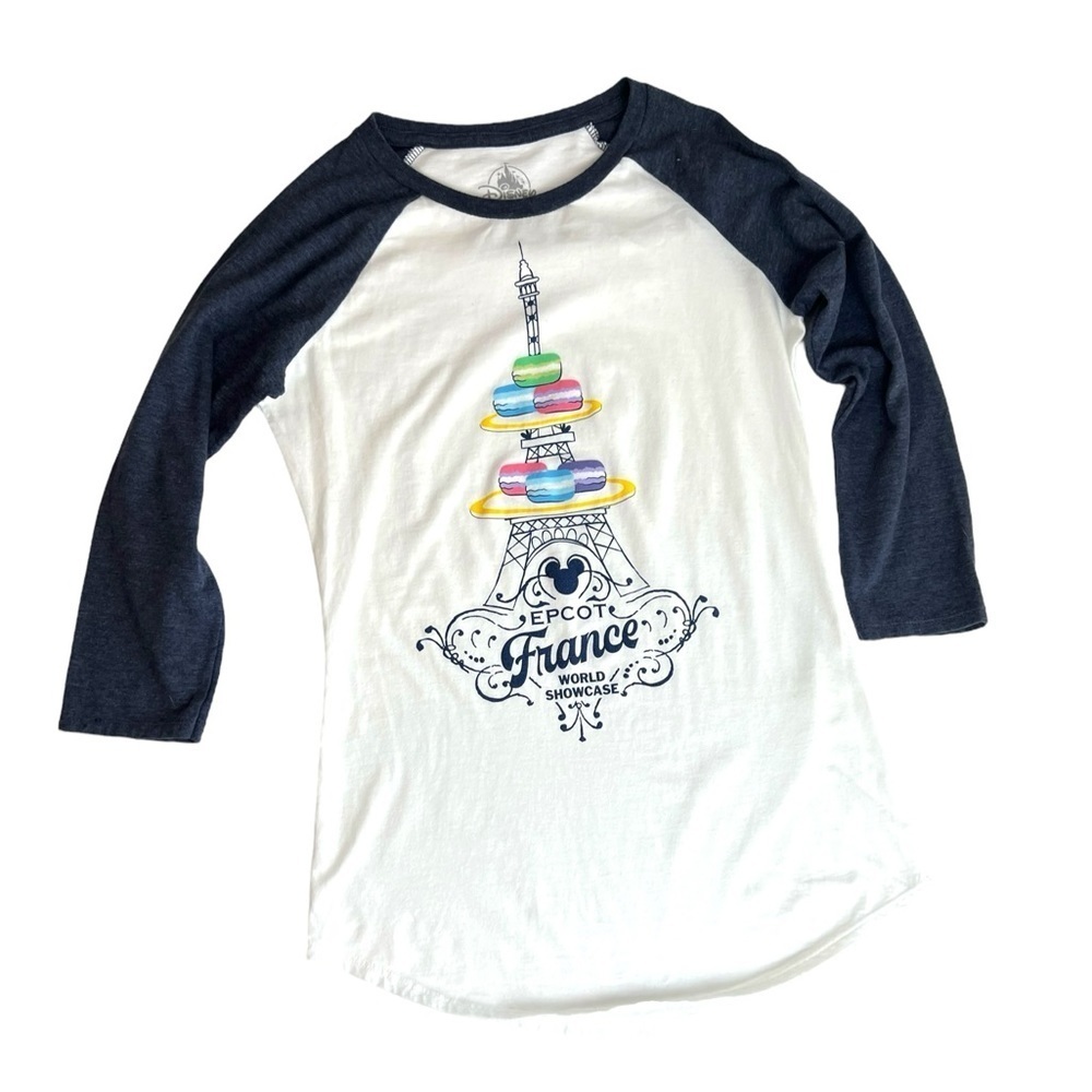 Disney World Paris France Epcot World Showcase Baseball Tee XS​​​​​